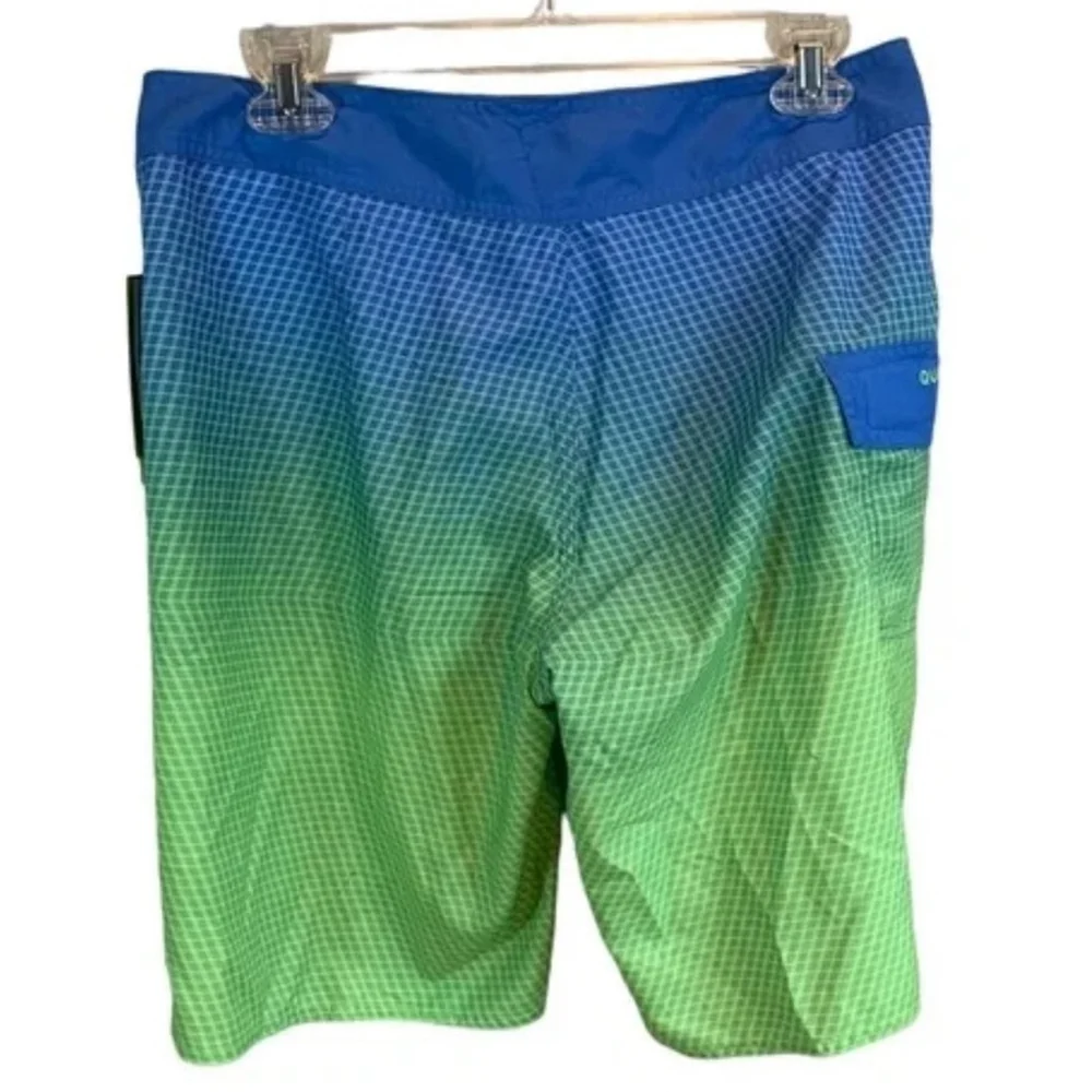 Mems Quiksilver techlite 20” boardshort blue green